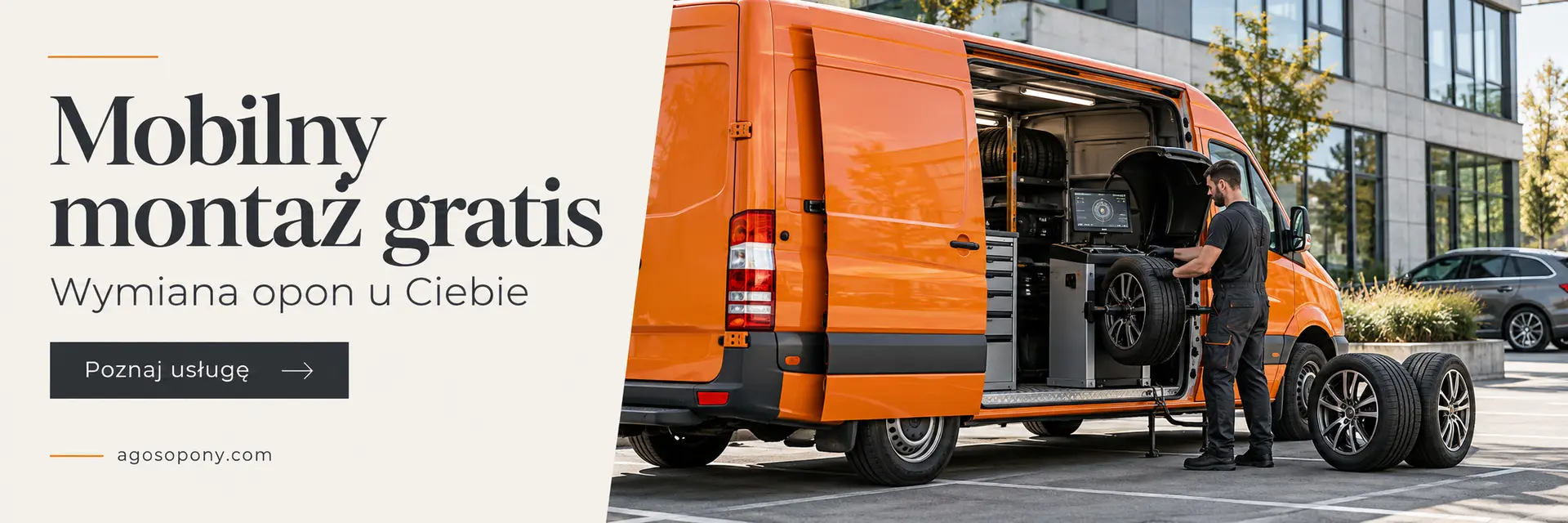 Poznaj darmowy mobilny montaż opon
