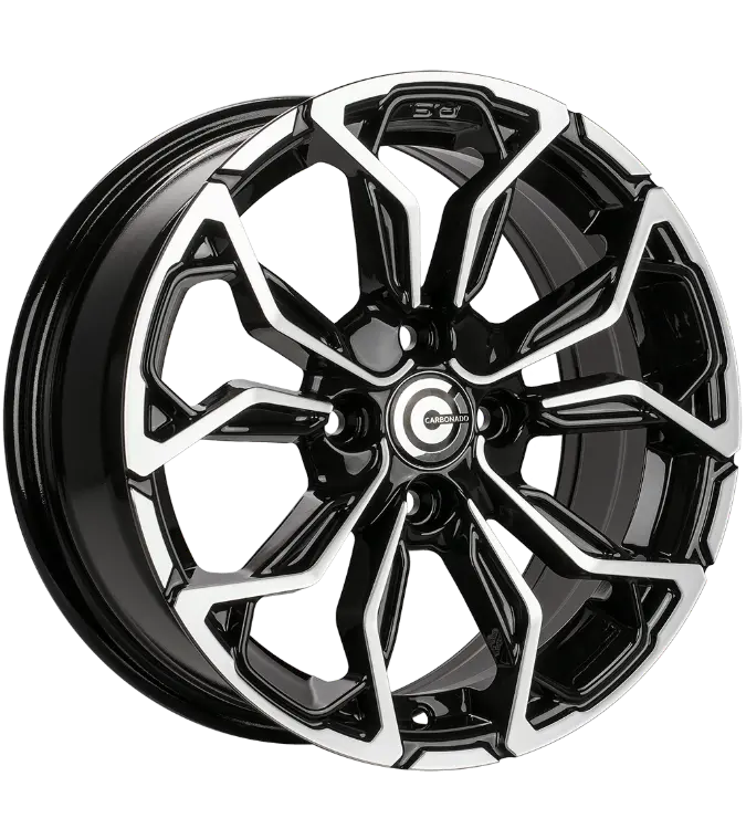 Carbonado Explode Black Polished 6,50x15 4x100,00 ET35,00