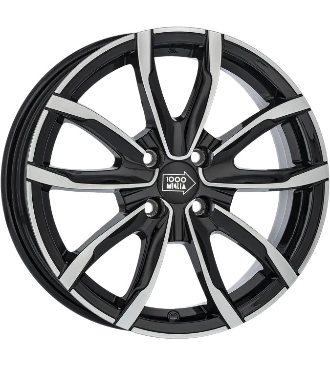 Mille Miglia EVO 001 Black Polished 6,50x16 4x108,00 ET20,00