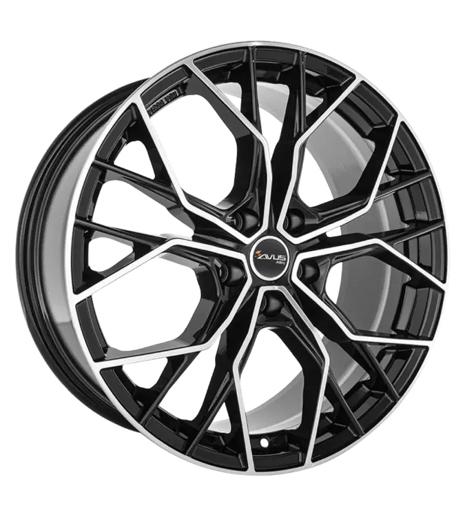AVUS Racing AC-M10 - Black Polished 7,50x18 5x108,00 ET42,00