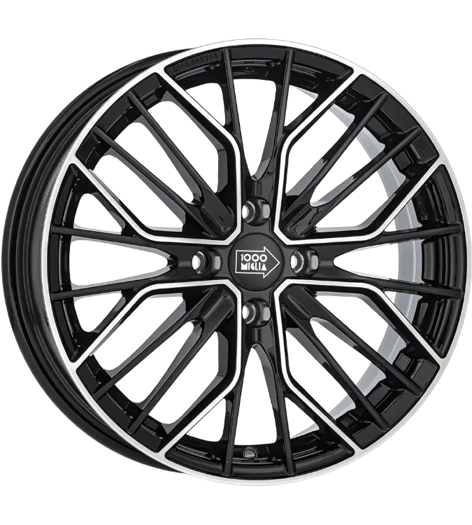 Mille Miglia MM1044 Black Polished 6,50x16 4x108,00 ET20,00