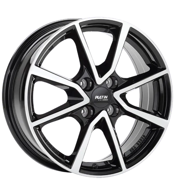 PLATIN Wheels P 95 Black Polished 6,50x16 4x108,00 ET20,00