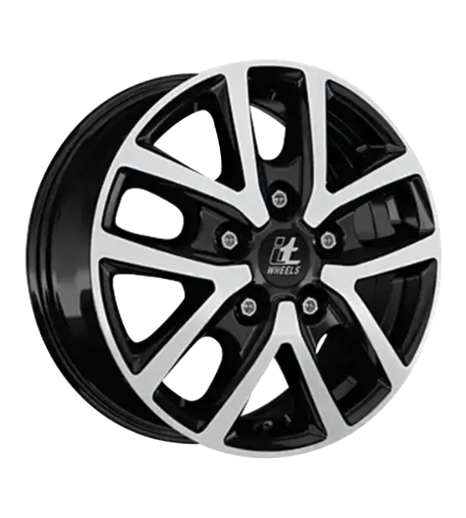 itWHEELS Mira VAN Black Polished 6,50x16 5x118,00 ET66,00