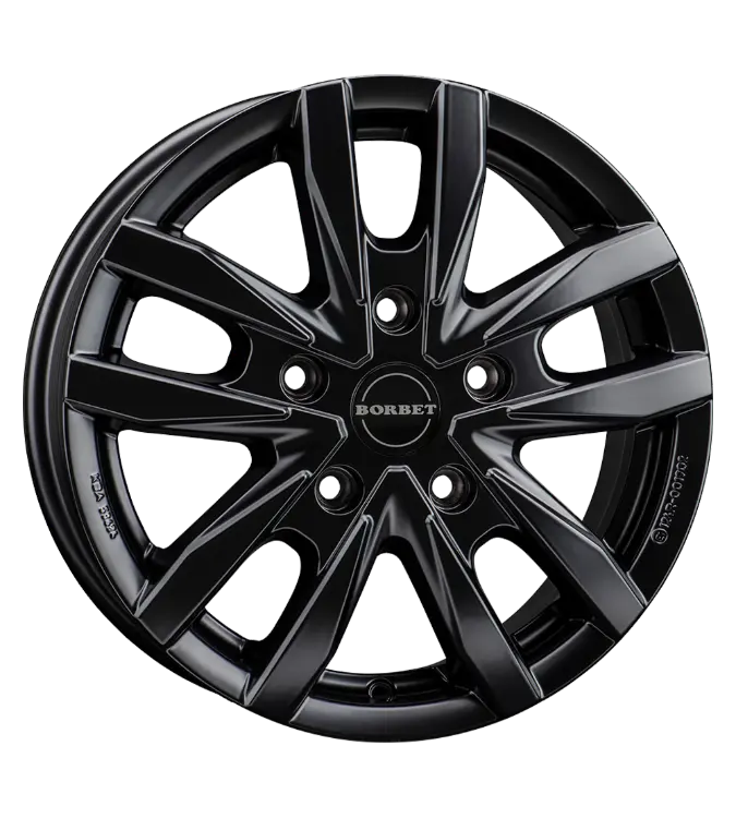 Borbet CW5 black matt 6,50x16 5x120,00 ET60,00