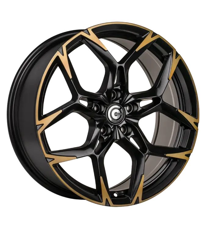 Carbonado Monster Matt Black Cooper Polished 8,00x18 5x112,00 ET40,00