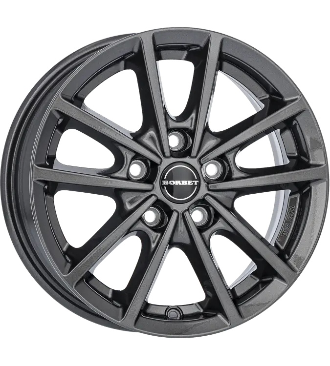 Borbet W anthracite glossy 6,00x15 5x100,00 ET43,00