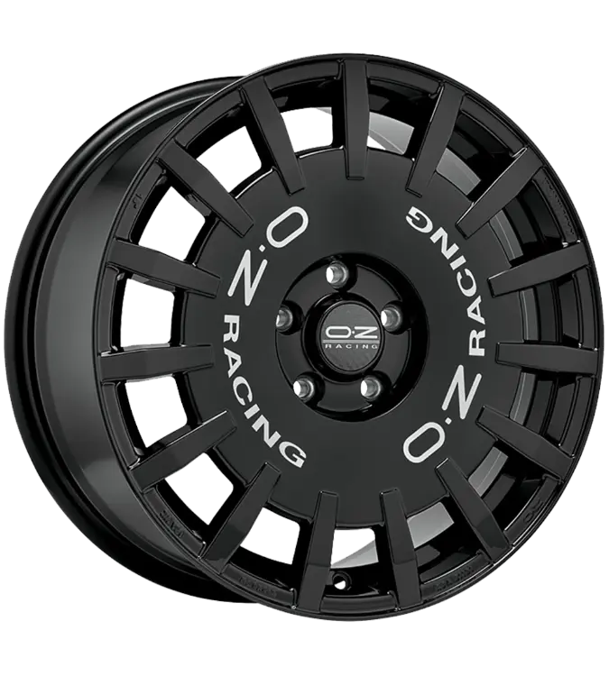 OZ RALLY RACING GLOSS BLACK 8,00x18 5x114,30 ET35,00