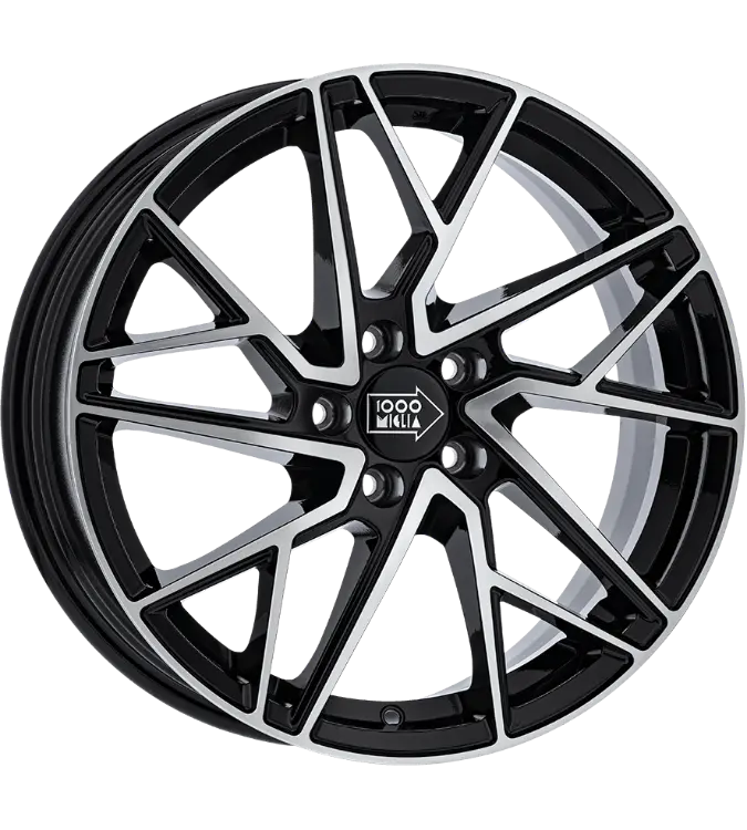 Mille Miglia RX25 Black Polished 7,50x17 5x114,30 ET40,00