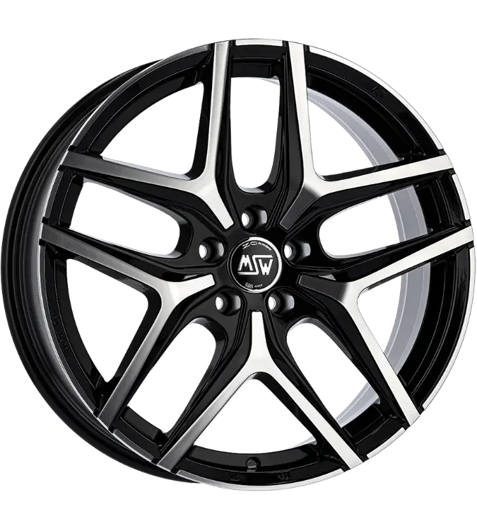 MSW 40 Black Polished 8,50x20 5x114,30 ET30,00