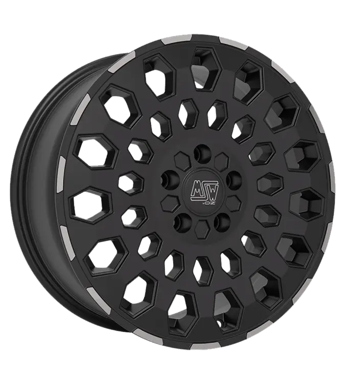 MSW 99 VAN Matt Black Lip Polished 8,00x17 5x108,00 ET45,00