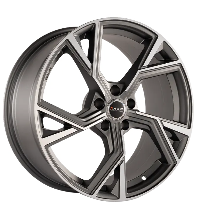 AVUS Racing AF20 - Matt Anthracite Polished 9,00x21 5x112,00 ET30,00