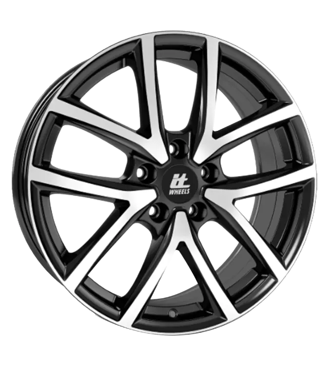 itWHEELS Mira Black Polished 7,50x18 5x112,00 ET30,00