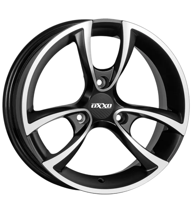 OXXO Trias Matt Black Polished 6,00x15 3x112,00 ET25,00
