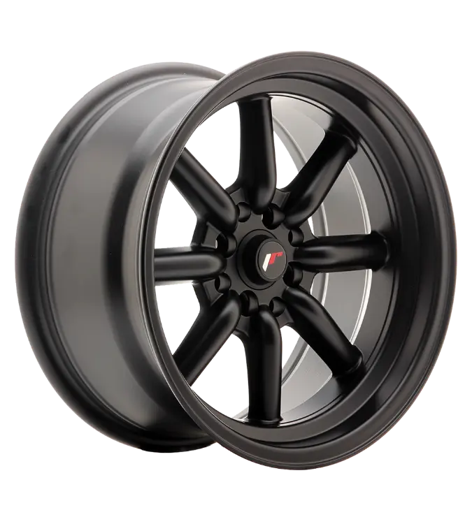 JR Wheels JR19 Matt Black 8,00x15 4x100,00 / 4x114,30