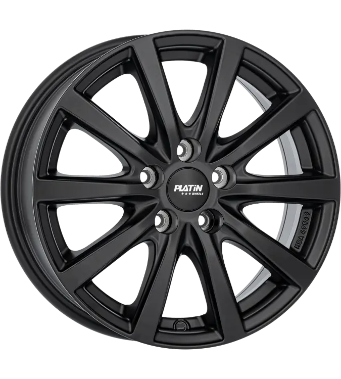 PLATIN Wheels P 69 Matt Black 8,00x18 5x114,30 ET35,00