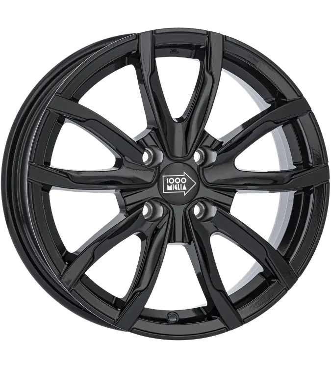 Mille Miglia EVO 001 Gloss Black 6,00x15 4x100,00 ET40,00