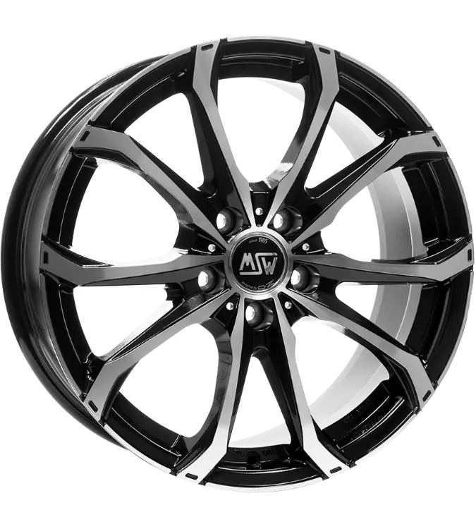 MSW 48 Black polished 8,50x20 5x112,00 ET30,00