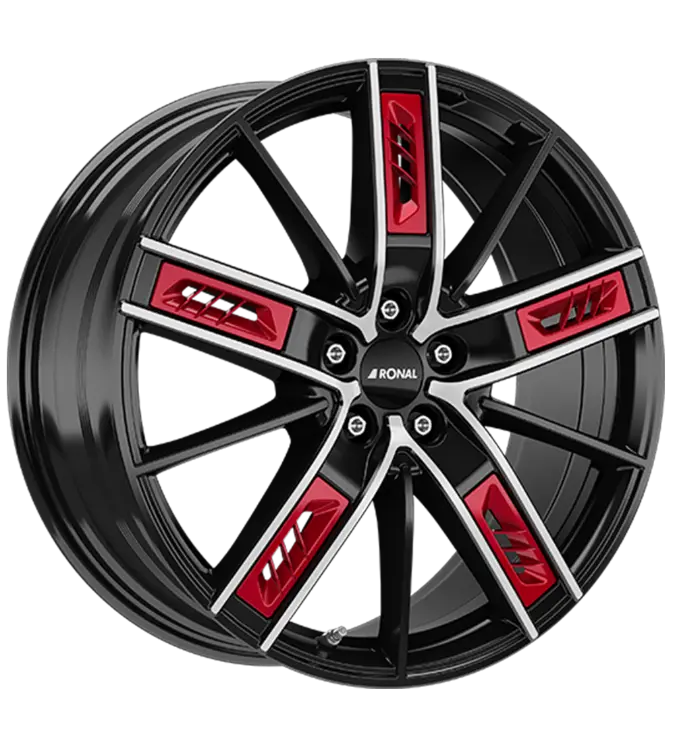 Ronal R67 Jetblack Red Diamond 8,50x20 5x112,00 ET30,00