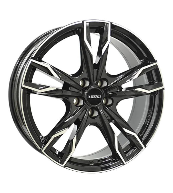 itWHEELS Gina Black Polished 7,50x19 5x112,00 ET30,00