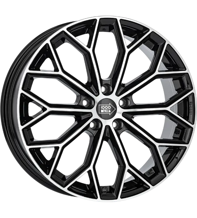 Mille Miglia MM1030 Black Polished 7,50x17 5x108,00 ET45,00