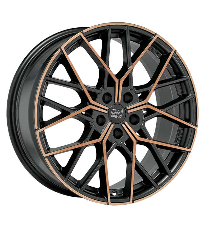 MSW 74 Matt Black Copper Polished 8,00x19 5x112,00 ET35,00