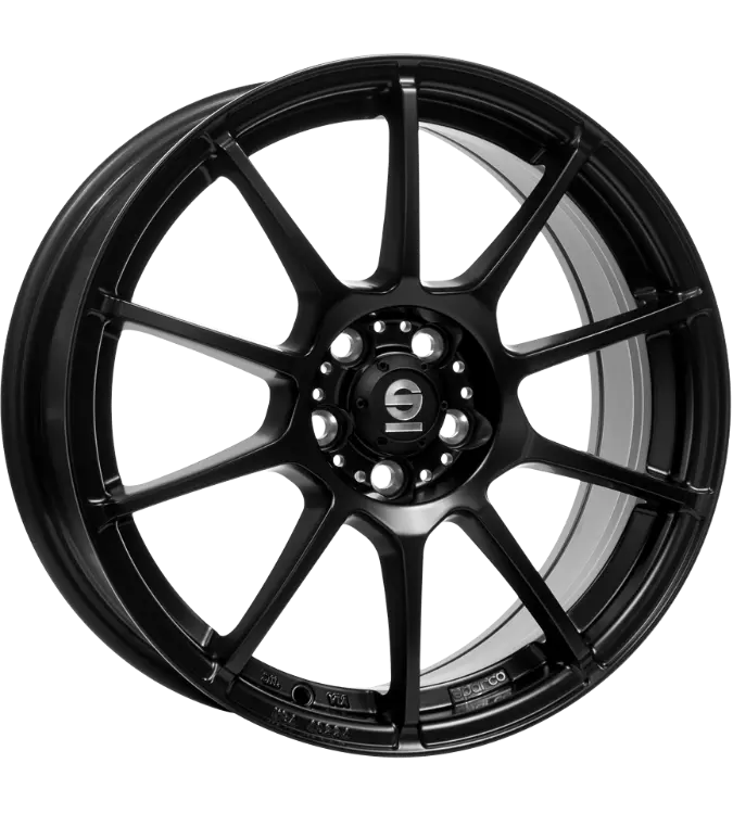Sparco Assetto Gara Matt Black 7,00x17 5x100,00 ET38,00