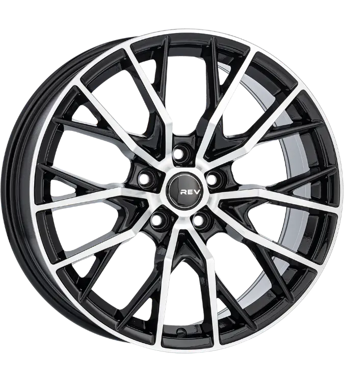 REVATIVO Vortex Black Polished 7,00x16 5x100,00 ET38,00