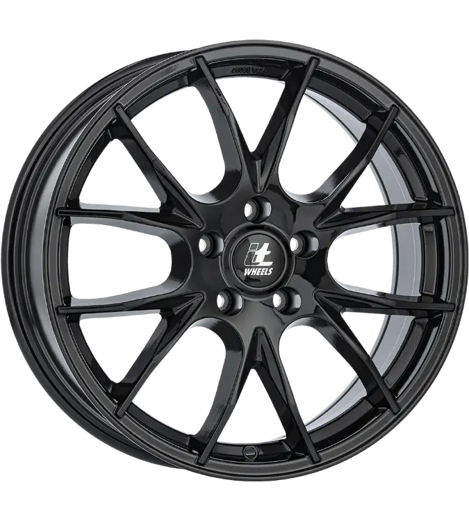 itWHEELS Kira Gloss Black 7,00x17 5x108,00 ET45,00