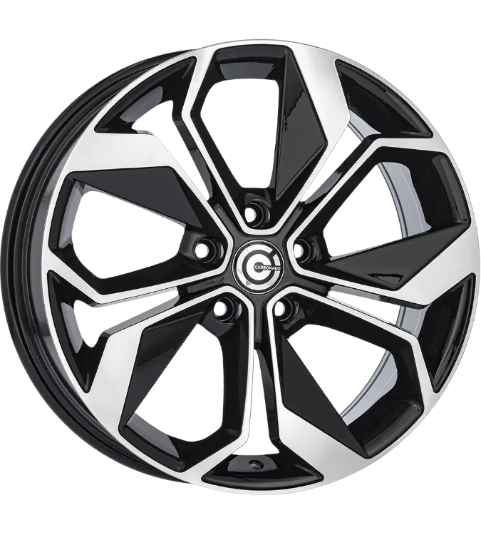 Carbonado Raptor Black Polished 6,50x15 5x114,30 ET40,00