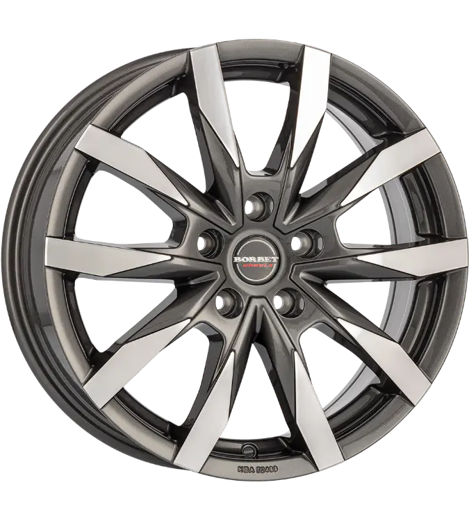 Borbet CW5 anthracite polished 7,50x18 5x118,00 ET53,00