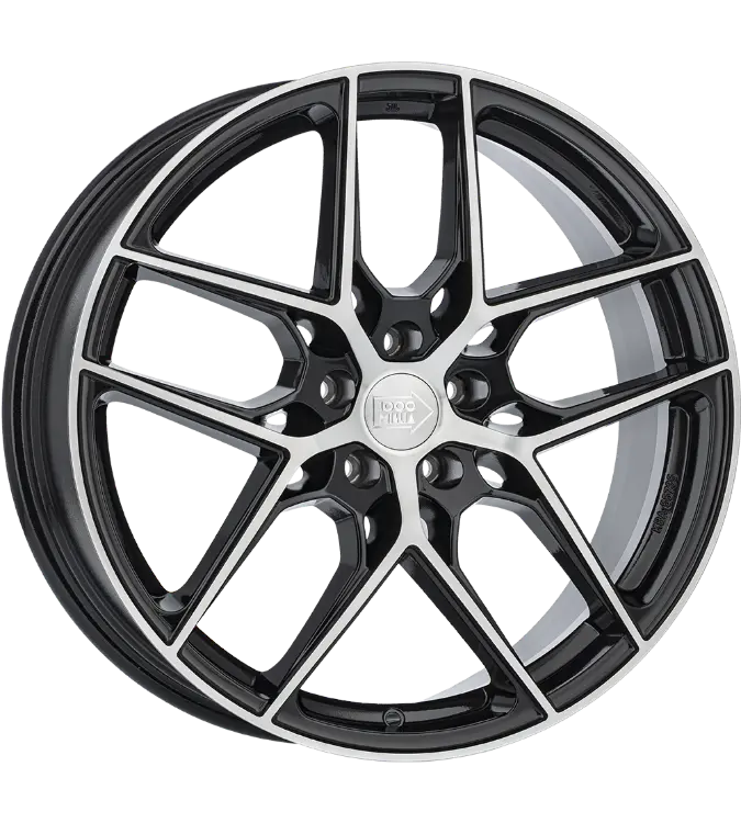 Mille Miglia MM1004 Black Polished 7,50x17 5x114,30 ET40,00