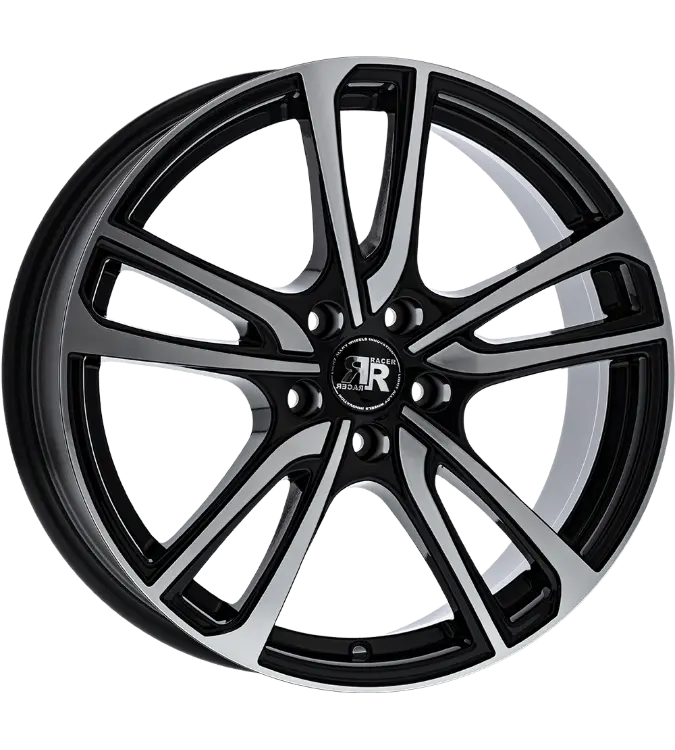 Racer WAVE LIGHT Black Polished 8,00x18 5x112,00 ET30,00