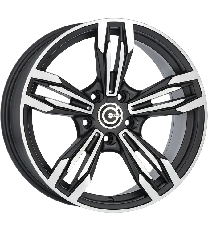 Carbonado Dynamite Matt Black Polished 8,00x17 5x120,00 ET30,00