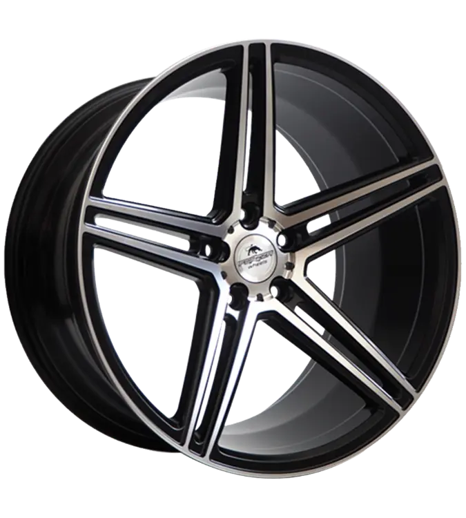 FORZZA Bosan Black Matt Faced Machined 9,50x19 5x120,00 ET37,00