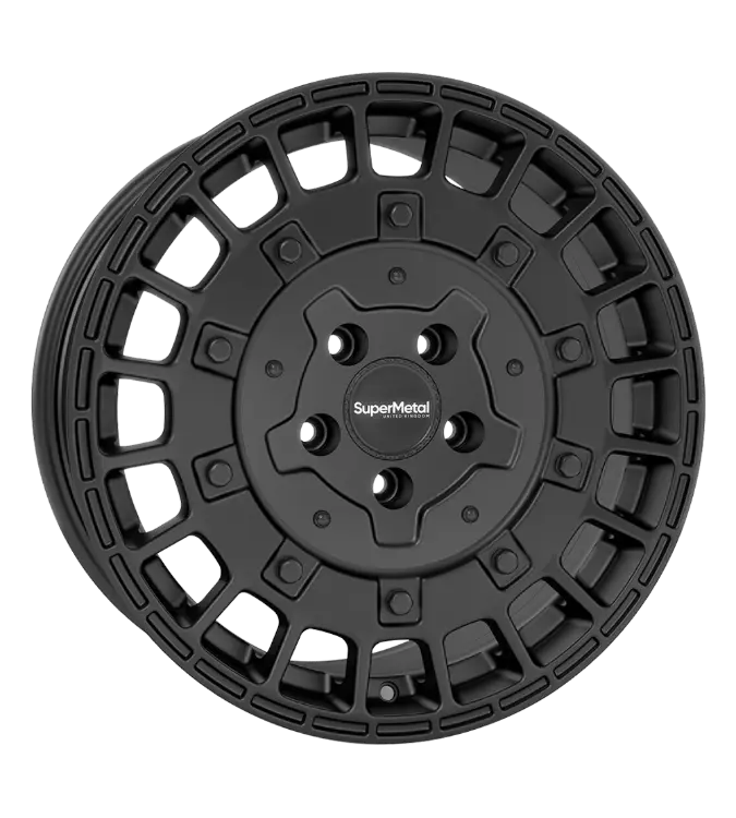 SuperMetal Rig Black matt 8,00x18 6x120,00 ET45,00