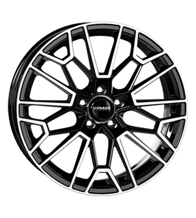 MONACO WHEELS Grand Prix 13 Black Polished 8,00x19 5x112,00 ET30,00