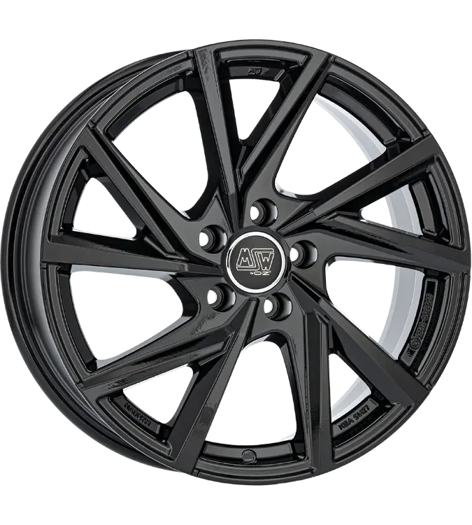 MSW 80-5 Gloss Black 7,00x17 5x100,00 ET45,00