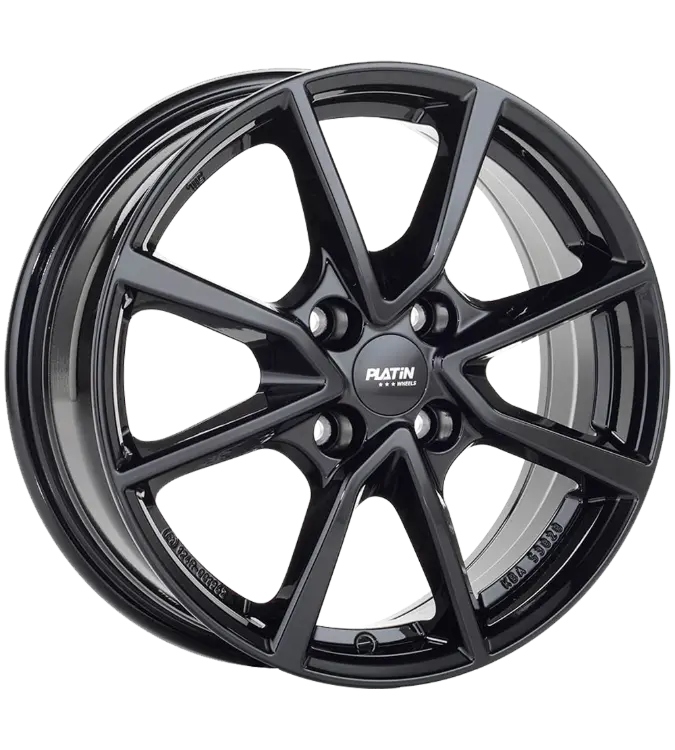 PLATIN Wheels P 95 Black Gloss 6,50x16 4x100,00 ET37,00