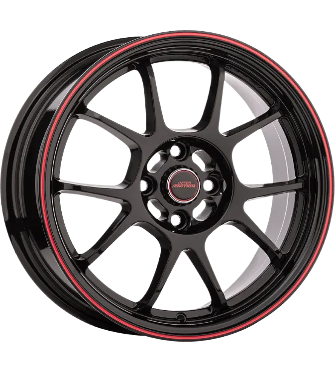 INTER ACTION PHOENIX BLACK RED 6,50x15 4x100,00 ET37,00