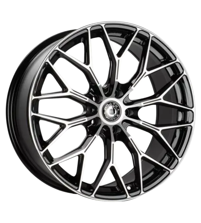 WRATH WHEELS WF-16 Black Polished 8,50x19 5x112,00 ET40,00