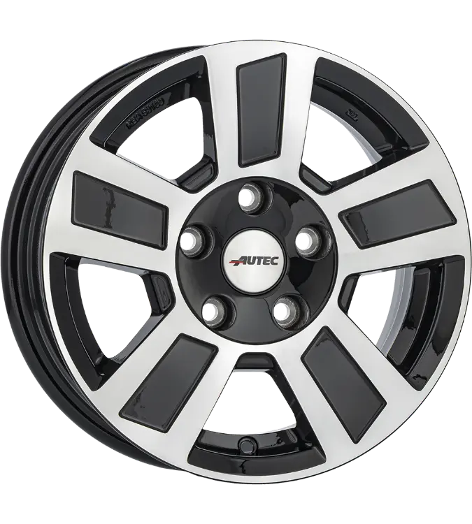 Autec Tigris Black Polished 6,00x14 4x100,00 ET30,00