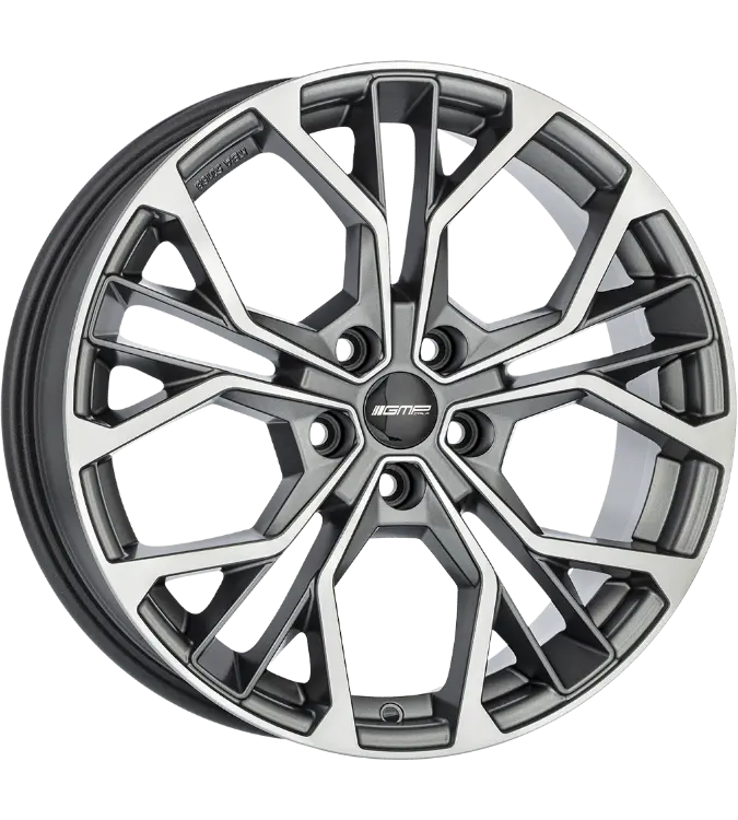 GMP Italia MATISSE Matt Anthracite Diamond 7,00x17 5x112,00 ET45,00