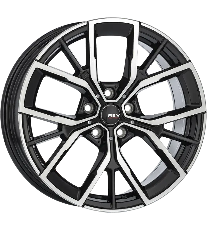 REVATIVO Arcy FF Black Polished 7,00x17 5x112,00 ET45,00