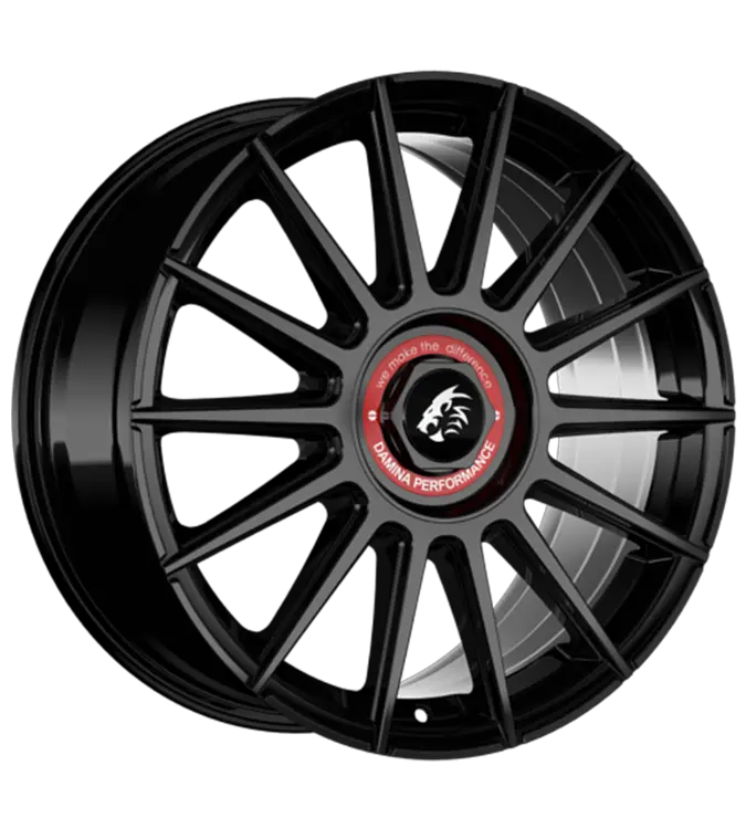 Damina Performance DM09 Black Red 8,00x18 5x112,00 / 5x120,00 ET30,00