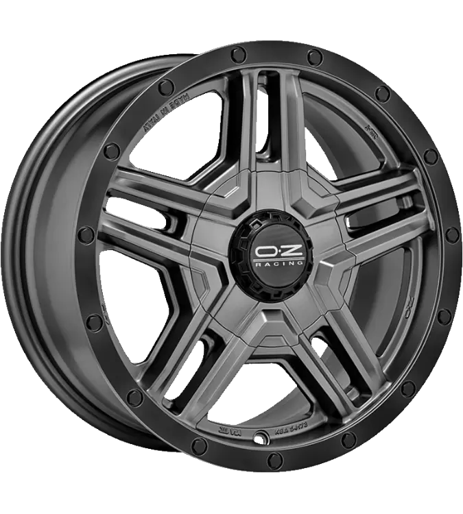OZ RALLY ADVENTURE MATT GRAPHITE BLACK LIP 8,00x17 6x114,30 ET37,00