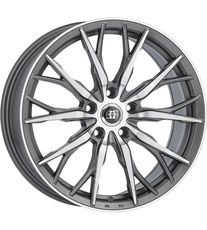 Infiny SPIKE Gun Metal Polished 7,00x16 5x112,00 ET42,00