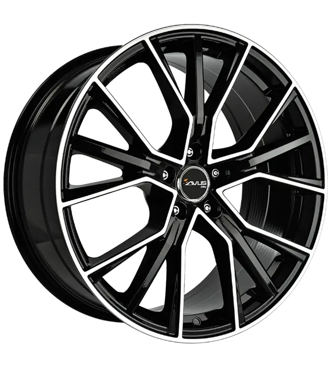 AVUS Racing AF18 - Black Polished 8,50x19 5x112,00 ET30,00