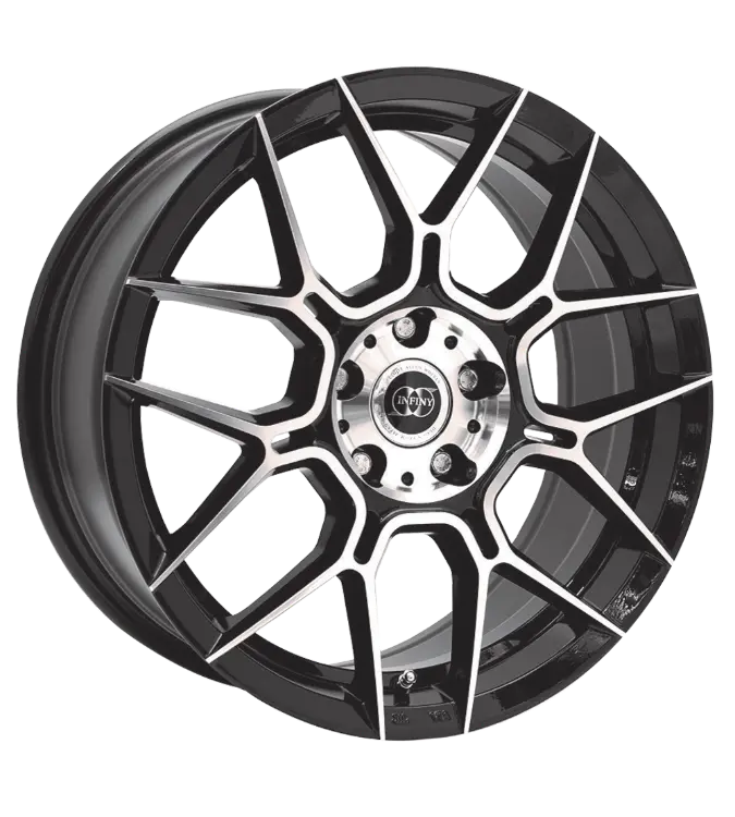 Infiny TRAXX Black Polished 8,00x18 5x114,30 ET40,00