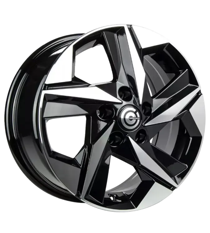 Carbonado Kioto Black Polished 6,50x16 5x114,30 ET40,00