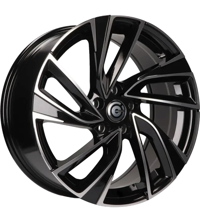 Carbonado Monaco Black Polished 7,50x17 5x112,00 ET42,00